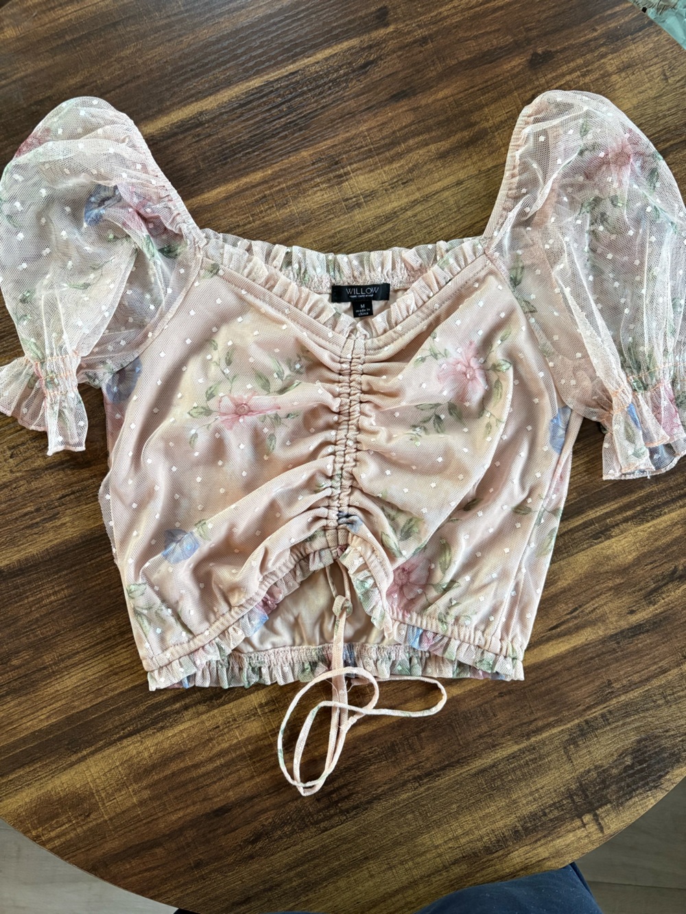 Willow Blush Pink Floral High-Waist Shorts